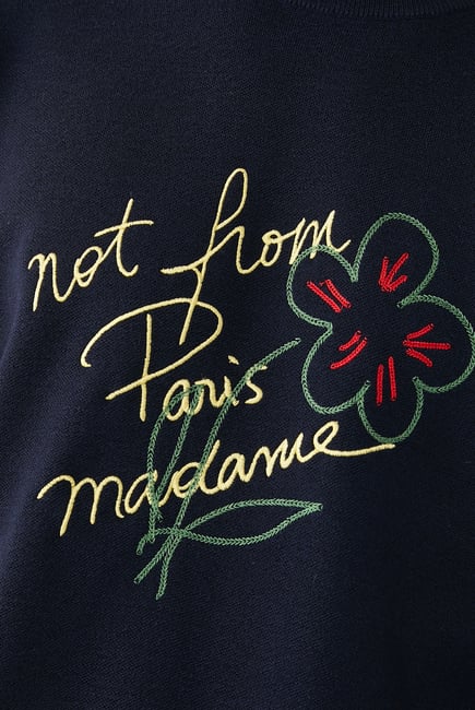 La Maille Slogan Esquisse Sweatshirt